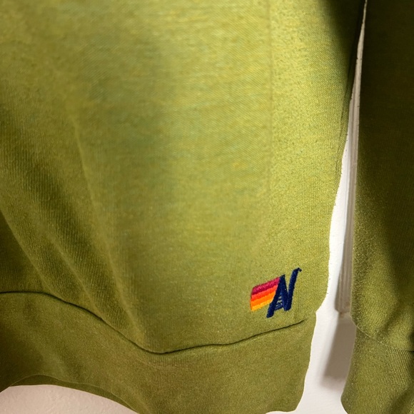Aviator Nation Lighting Bolt Green Sweatshirt - Picture 4 of 6